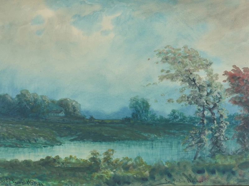 1850-Robert Burns Wilson - Paesaggio